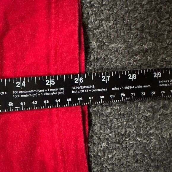 Nautica Long Sleeve Tee Men’s XL Red Cotton Embroidered Logo Vintage - Picture 5 of 5